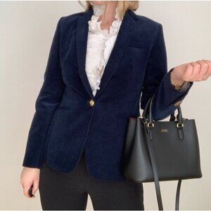 J. Crew Campbell Corduroy One Button Blazer Jacket